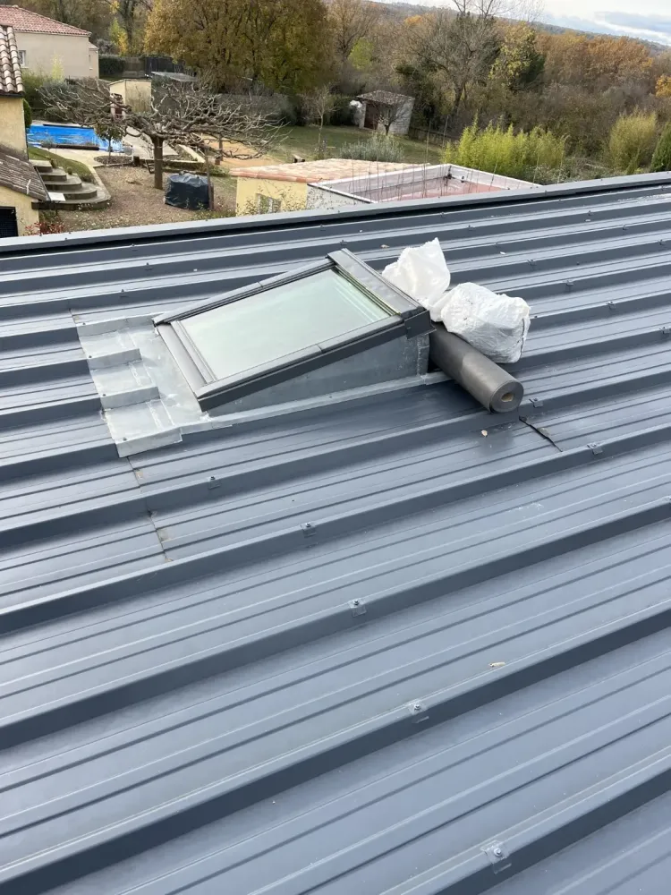 Pose velux toit